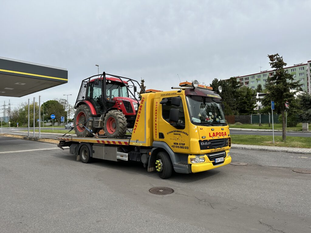 Preprava stavebných a pracovných strojov